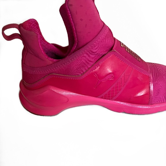 Puma Fierce Pink Bright Trainer Sneaker Size 6 - Picture 5 of 6
